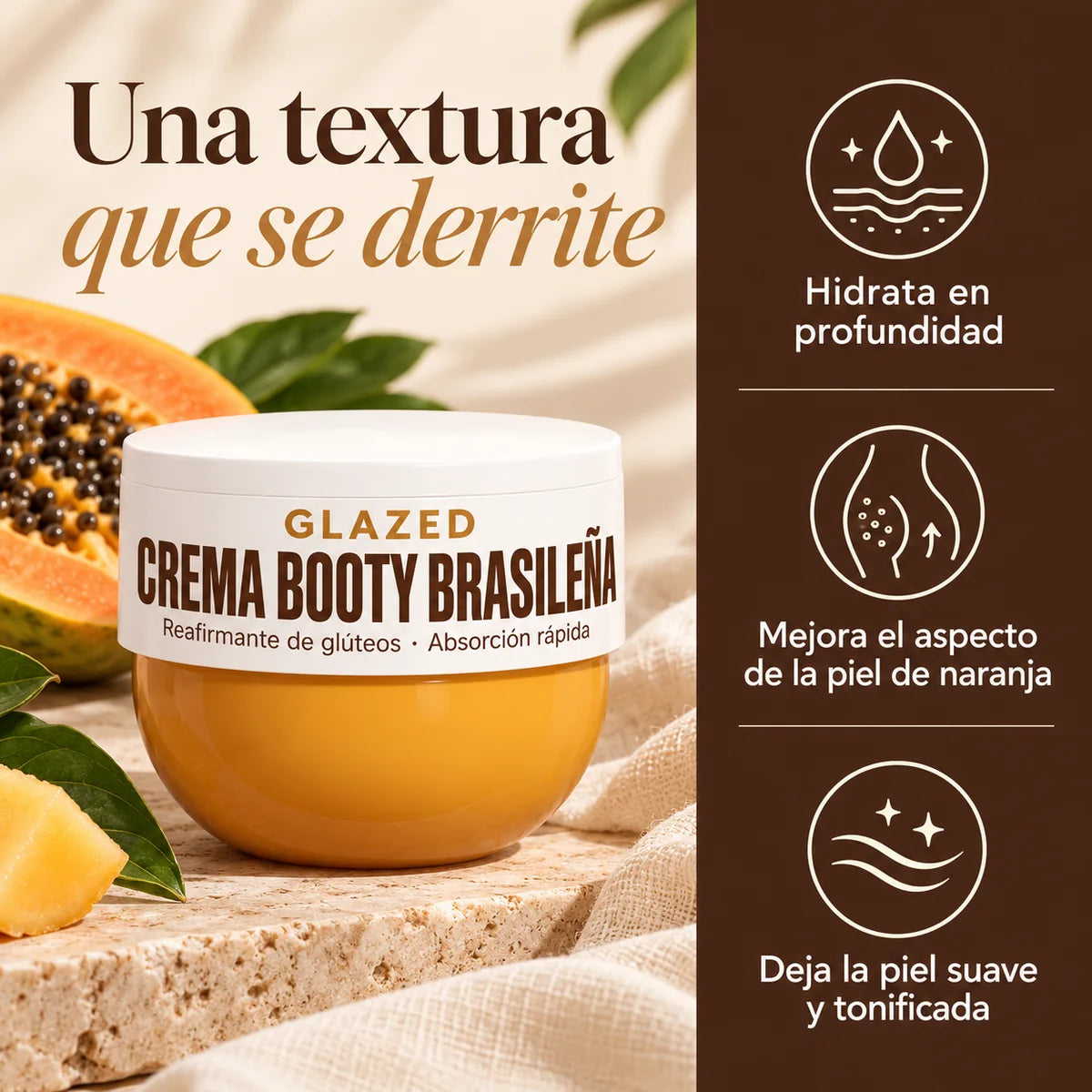 Crema Booty Brasileña · GLAZED