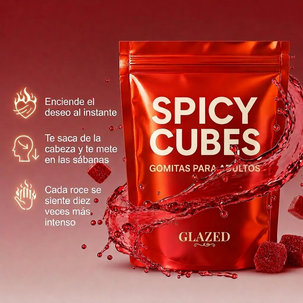 GLAZED Spicy Cubes — gomitas para adultos