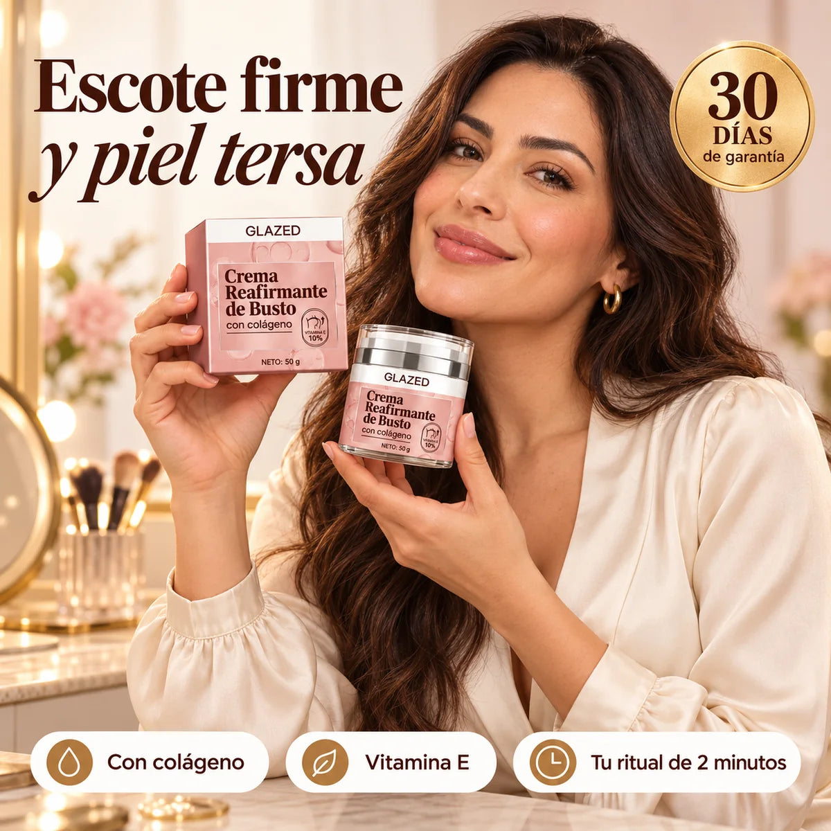 Crema Reafirmante de Busto · GLAZED